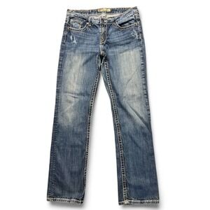 BKE Women's Blue Boot Cut Jeans
